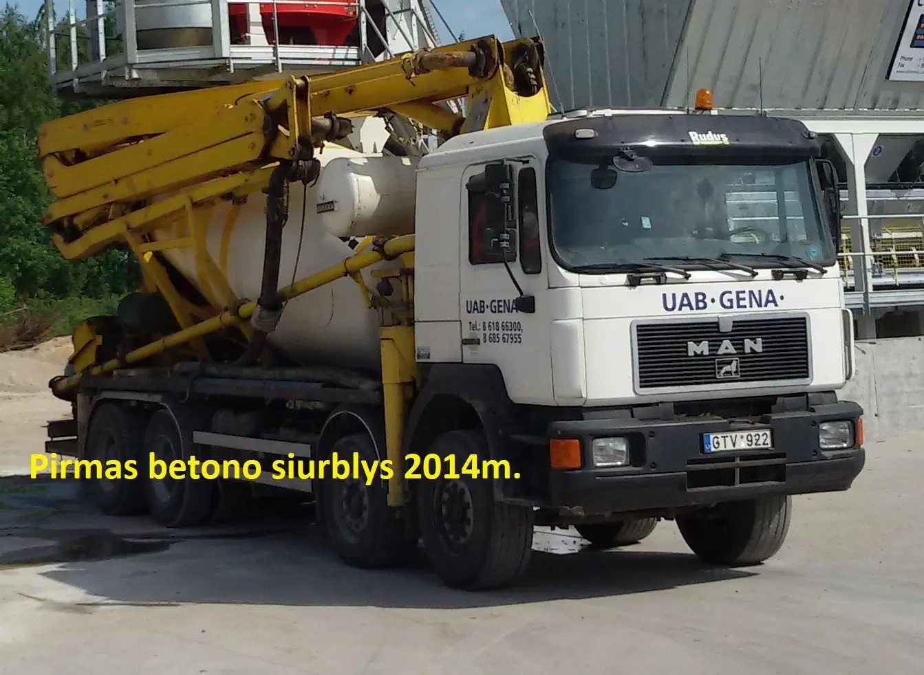 Pirmasis GENA betono siurblys